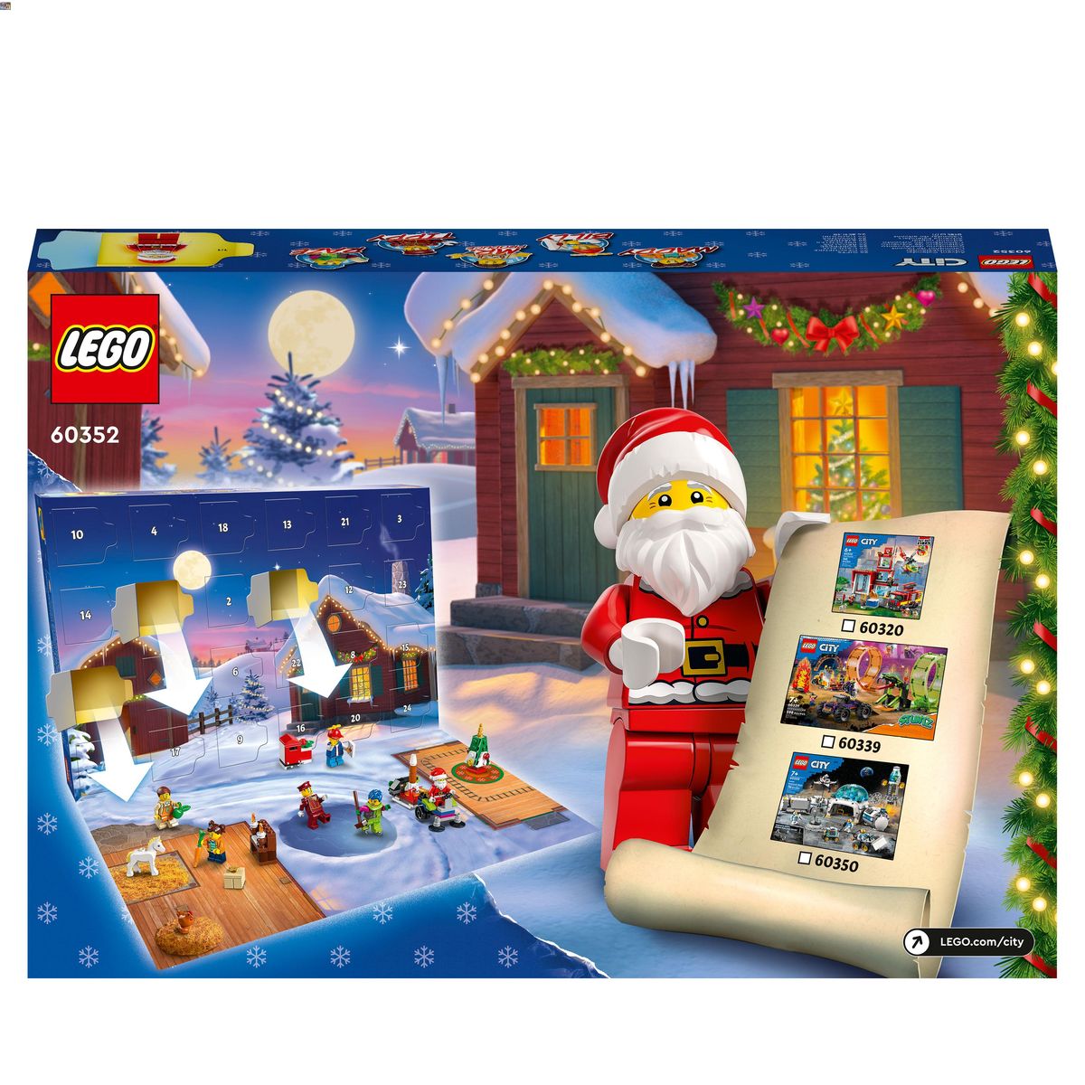 LEGO® City 60352 Calendrier de l'Avent 2022 | La Cabane à Jouer
