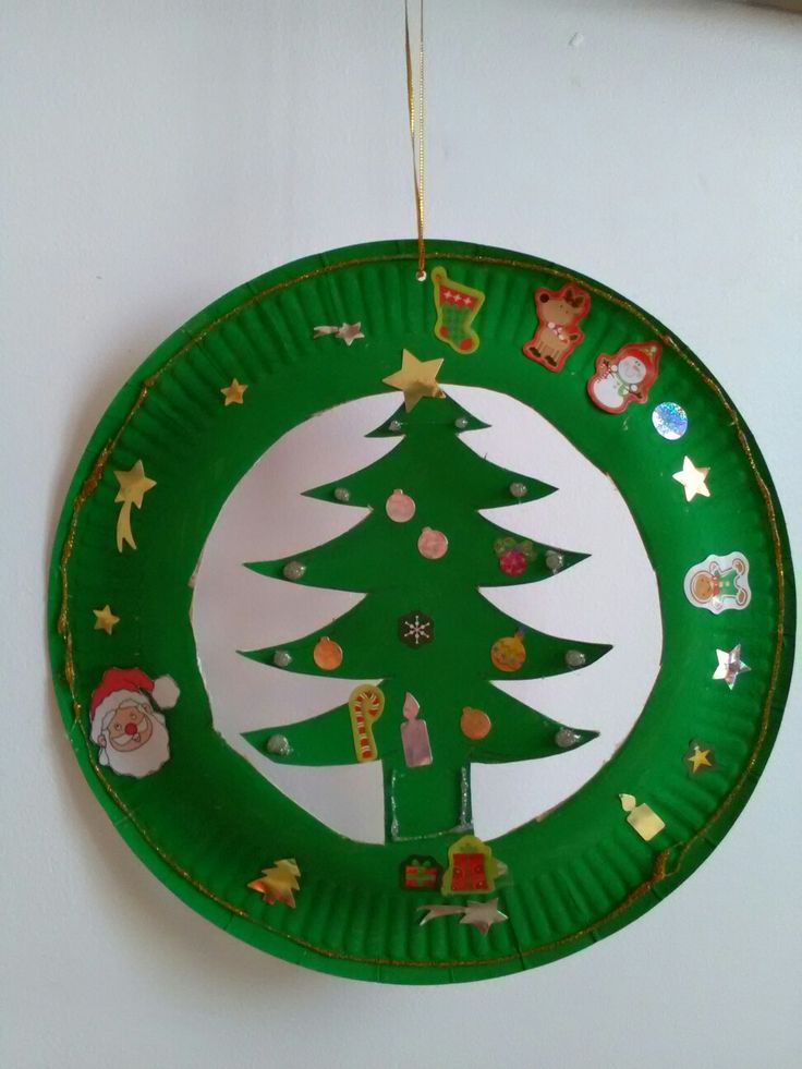 bricolage sapin de Noël maternelle récup