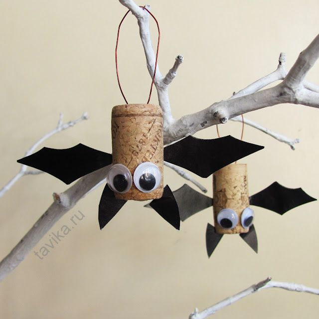 bricolage chauve-souris halloween maternelle