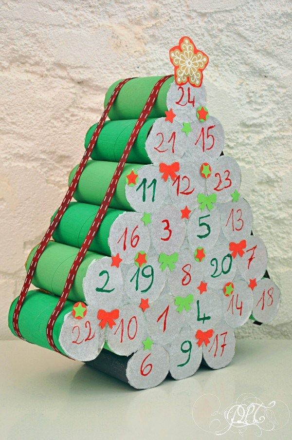 décoration de Noël maternelle calendrier DIY