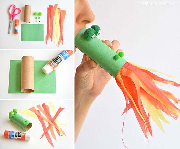 bricolage pomme de pin maternelle dragon