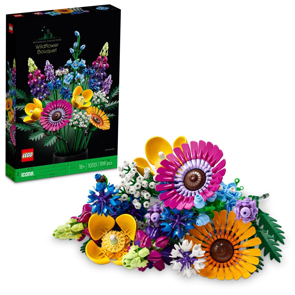 boîte LEGO 10313 Bouquet de fleurs sauvages