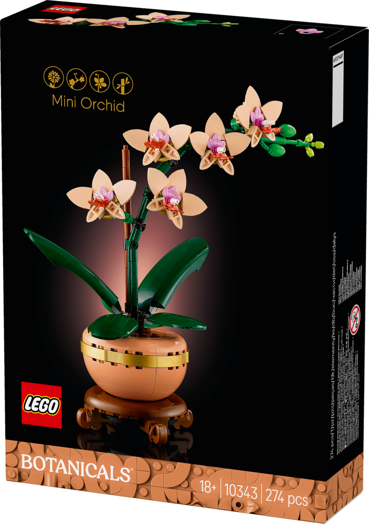 boîte LEGO Botanique 10343 : L’orchidée miniature