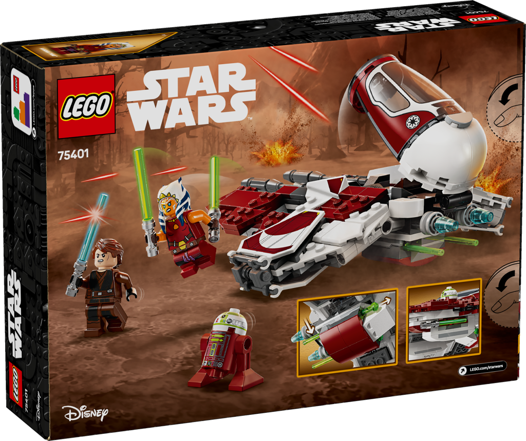 boîte LEGO Star Wars 75401 : Le Jedi Interceptor d’Ahsoka