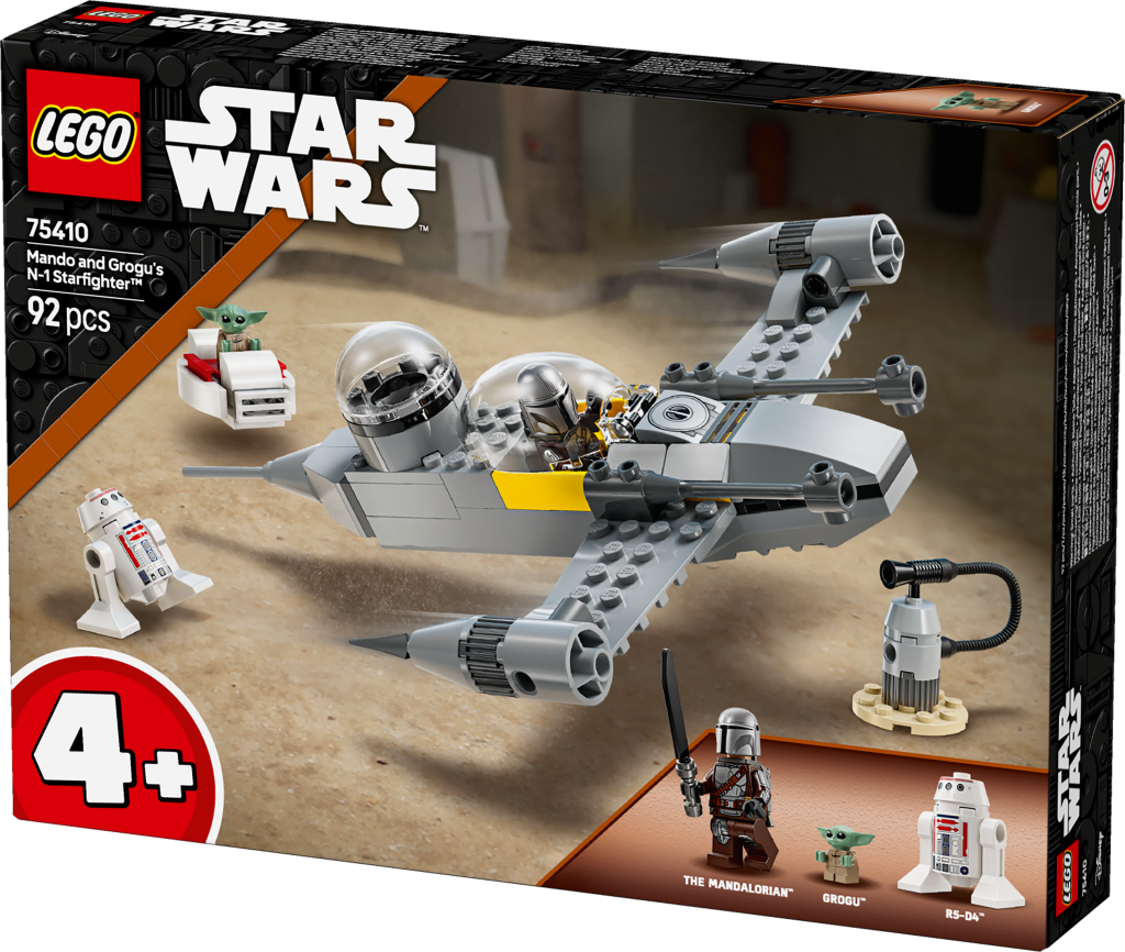 boîte LEGO Star Wars 75410 : Le Chasseur N-1 de Mando et Grogu