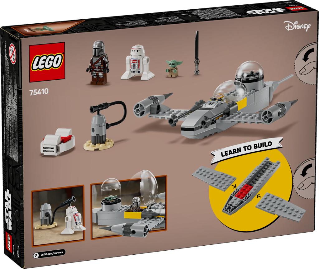 boîte LEGO Star Wars 75410 : Le Chasseur N-1 de Mando et Grogu