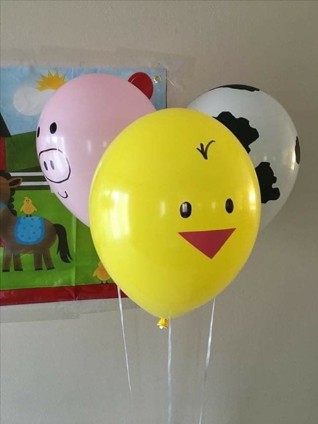 ballon décoré carnaval