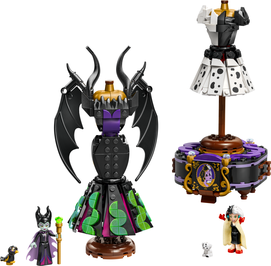 LEGO Disney Villains 43262 Les robes de Maléfique et Cruella d’Enfer