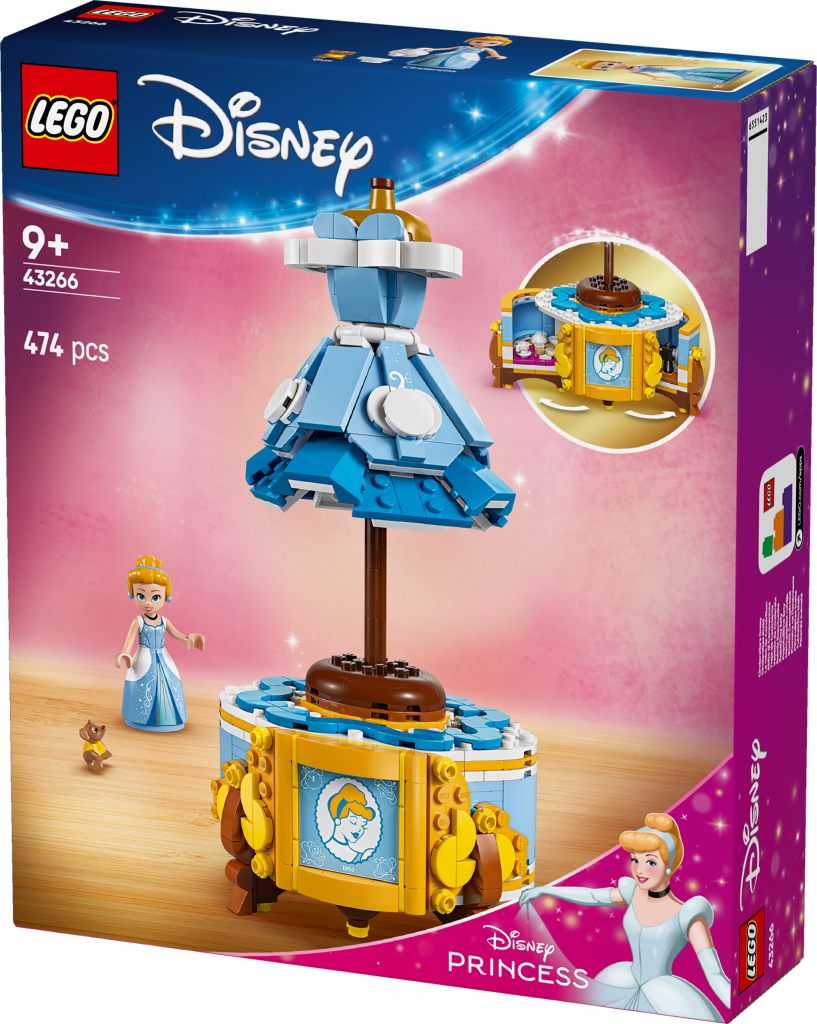 boîte LEGO Disney Princess 43266 La robe de Cendrillon