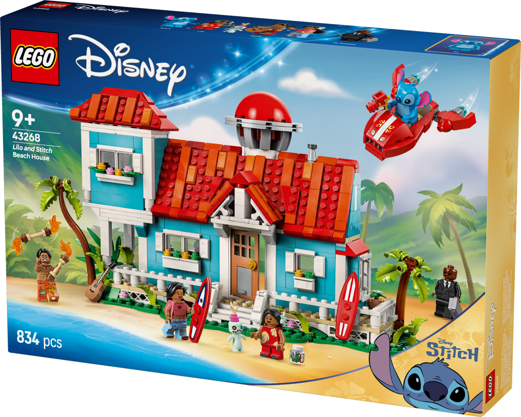 boîte LEGO Disney 43268 La maison sur la plage de Lilo et Stitch