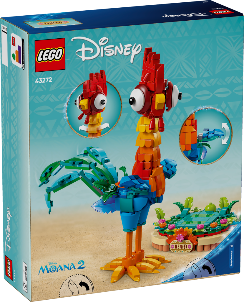 boîte LEGO Disney Vaiana 2 43272 Heihei