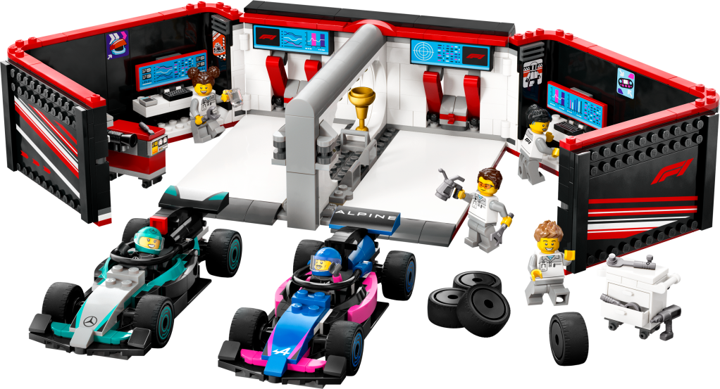 LEGO City 60444 Garage de F1 et voitures Mercedes-AMG et Alpine