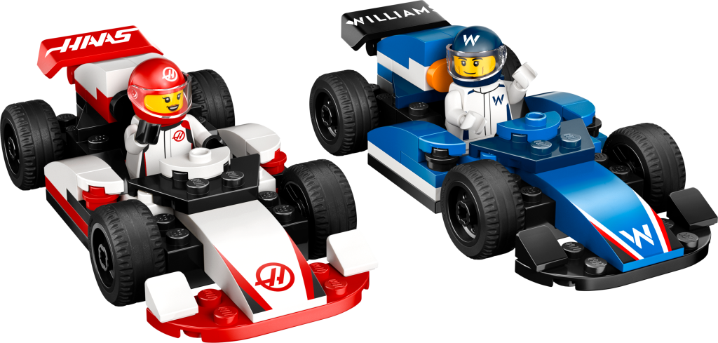 LEGO City 60464 Voitures de course de F1 Williams Racing et Haas F1