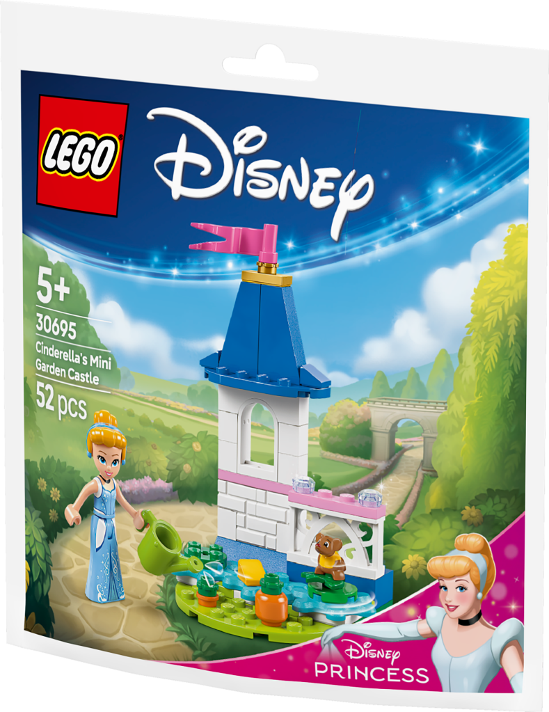 boîte LEGO Disney 30695 : Le château de Cendrillon miniature avec un jardin