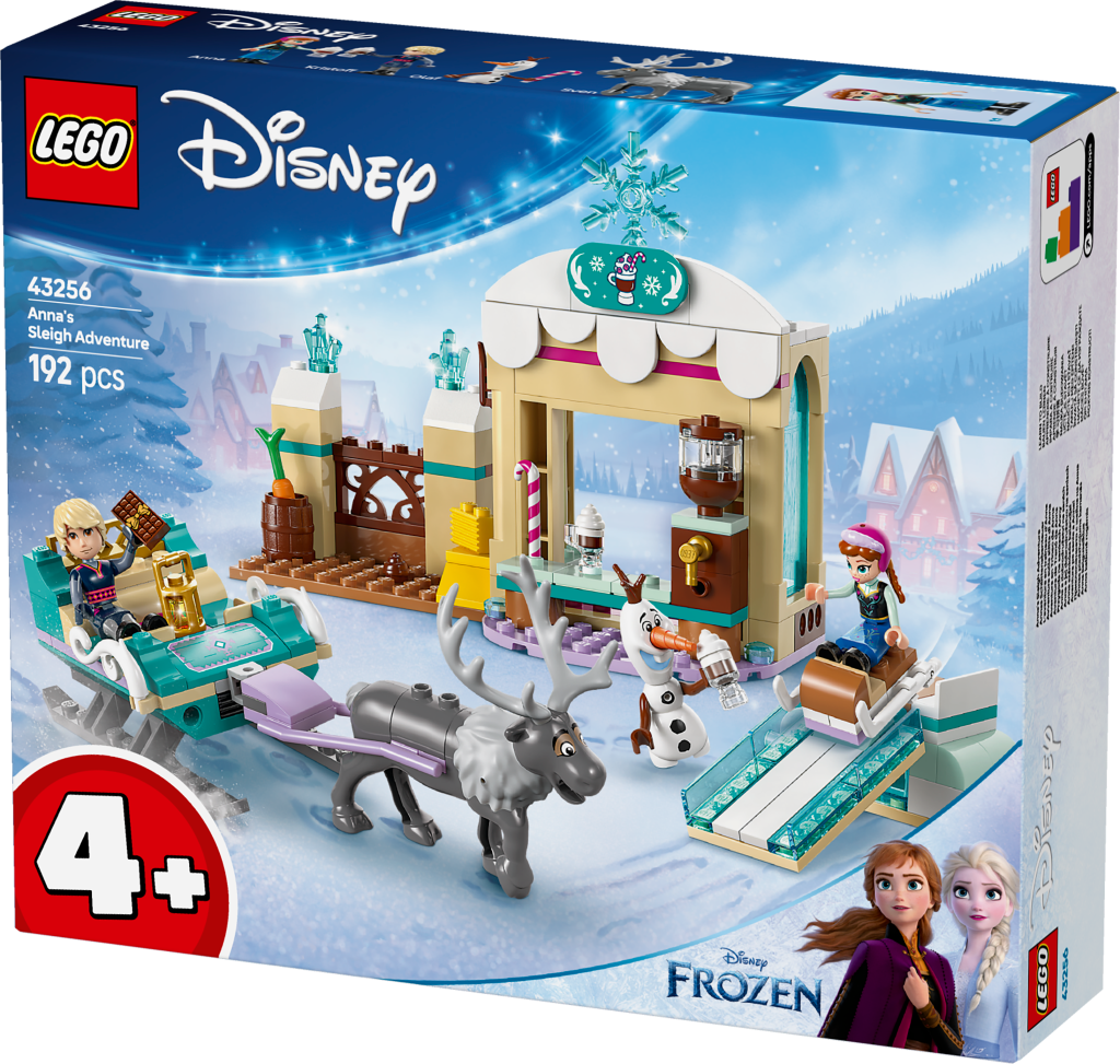 boîte LEGO Disney 43256 : L’aventure en traîneau d’Anna