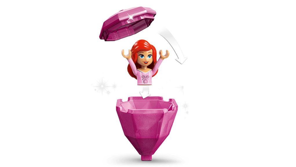 détails LEGO Disney Princess 43259 Ariel tournoyante