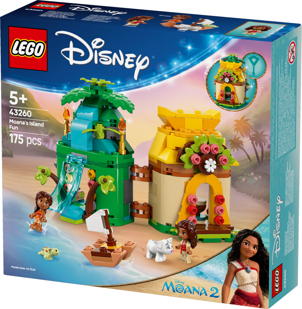 boîte LEGO Disney 43260 L’île de Vaiana miniature