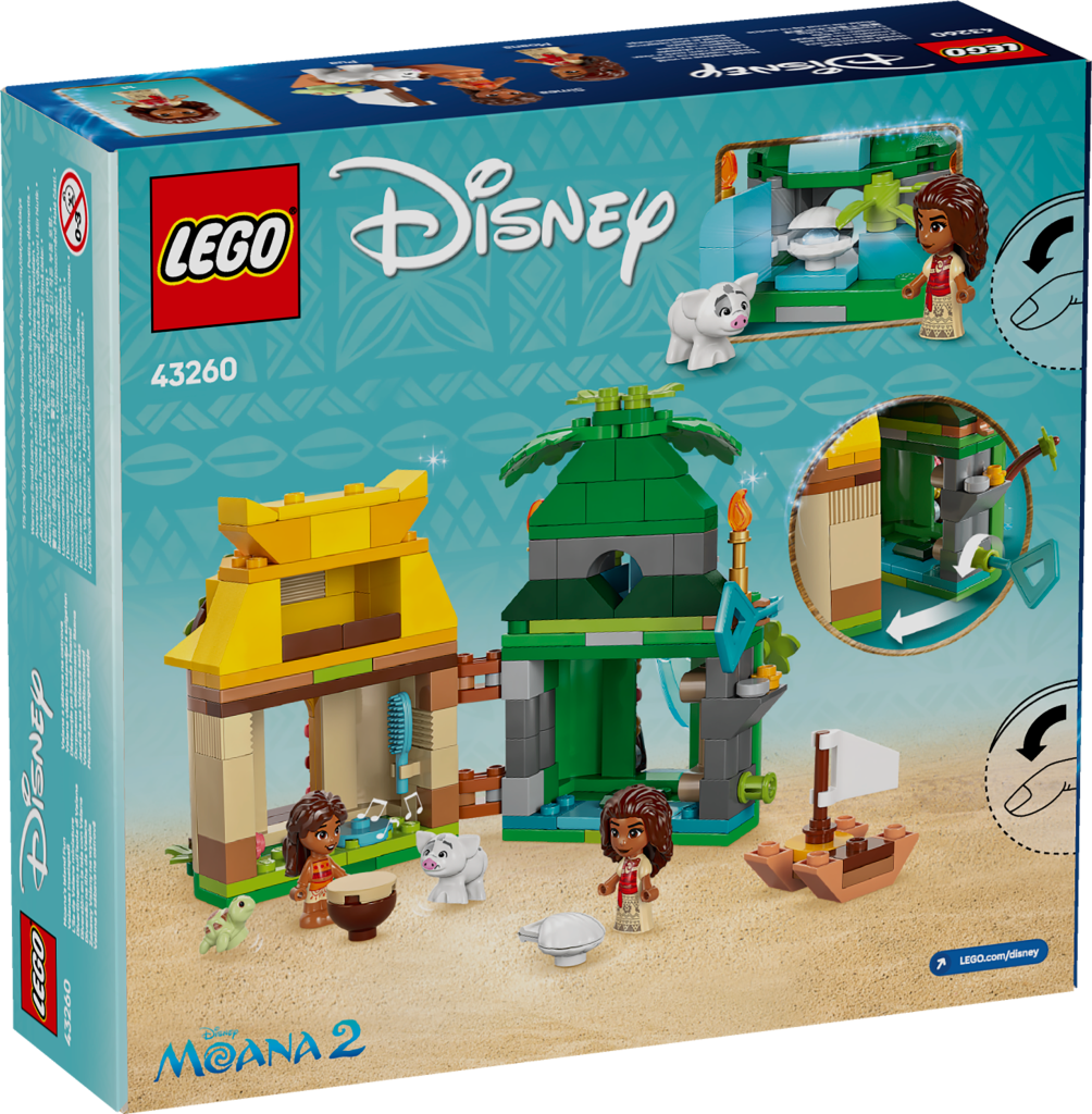 boîte LEGO Disney 43260 L’île de Vaiana miniature