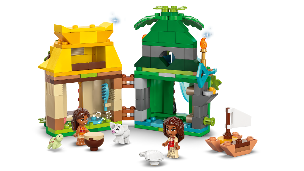 détails LEGO Disney 43260 L’île de Vaiana miniature