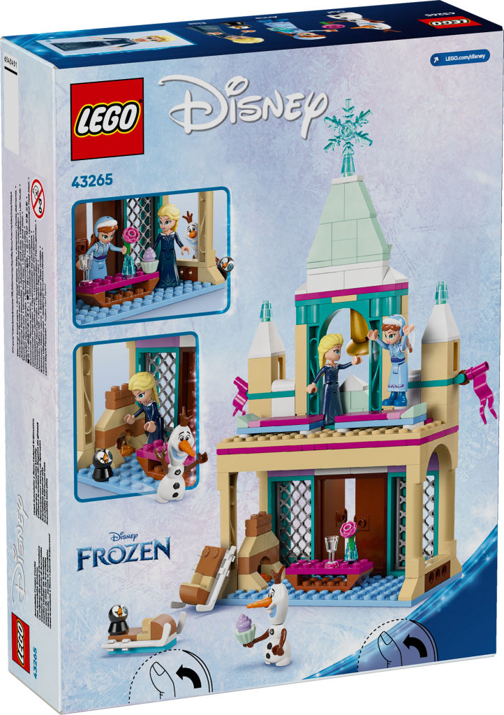 boîte LEGO Disney La Reine des Neiges 43265 : Le Château de Glace d’Arendelle