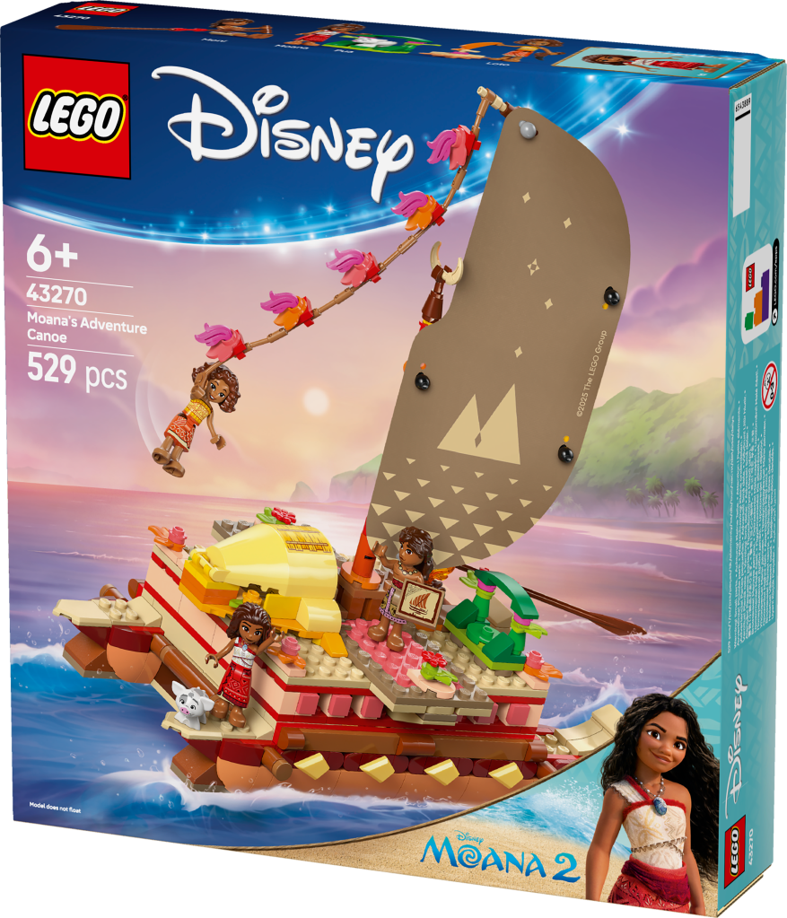 boîte LEGO Disney 43270 : Le Bateau d’Aventure de Vaiana