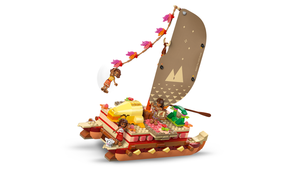 détails LEGO Disney 43270 : Le Bateau d’Aventure de Vaiana