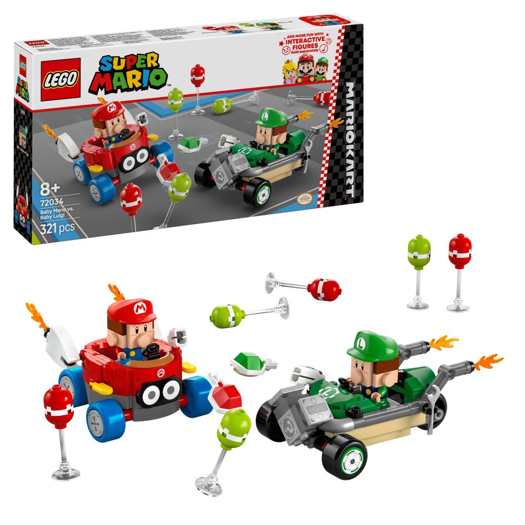 LEGO 72034 Mario Kart™ – Bébé Mario contre Bébé Luigi