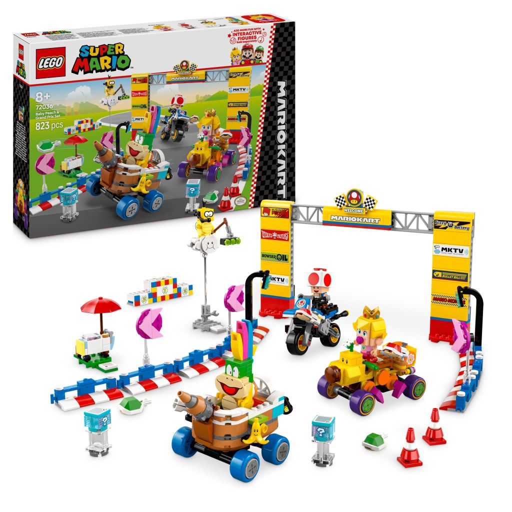 LEGO 72036 Mario Kart™ – Bébé Peach et ensemble de grand prix